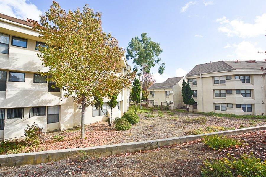 Picture of housing in California State University of Los Angeles, taken by the University Times