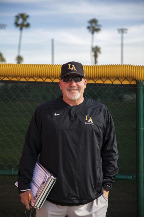 Vince Beringhele, the Cal State LA baseball head coach