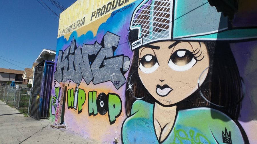 Murals like this one beautify the streets of South L.A. Photo by Rosio Flores.