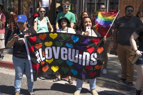 The 2019 Pride Parade brought in a huge crowd who had various hashtags and signs one of which proclaimed #LOVEWINS this past Sunday in West Hollywood.