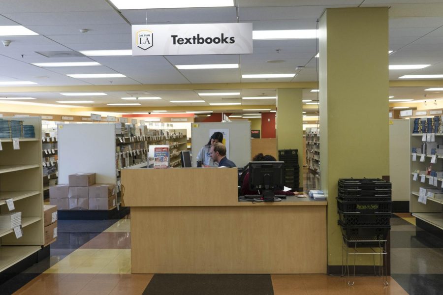 The Cal State LA bookstore, located on the second floor of the student store, is the go-to place for students to purchase their textbooks.