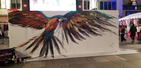 Live painting, music and performances produce a night of creativity