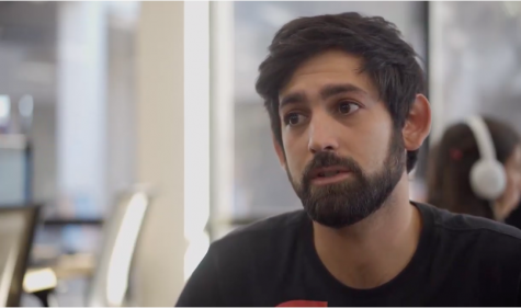 A still of Ryan Murphy from an interview over the shooting threat at the Annex Link.