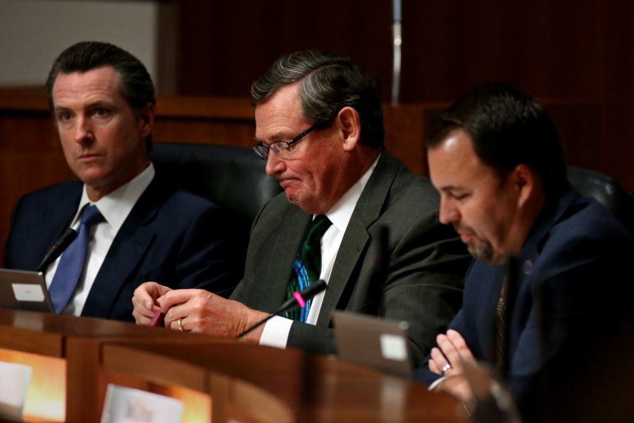 CSU Chancellor, Timothy P White, at the California State University Board of Trustees meeting in 2015.