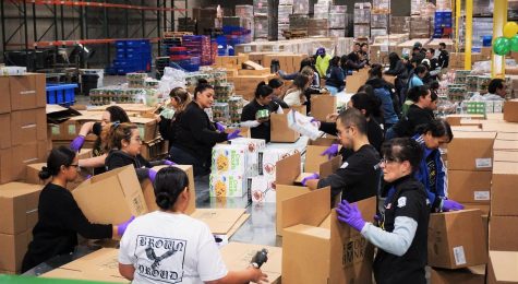 People volunteering were assigned to certain tasks that turned into a great collaboration.