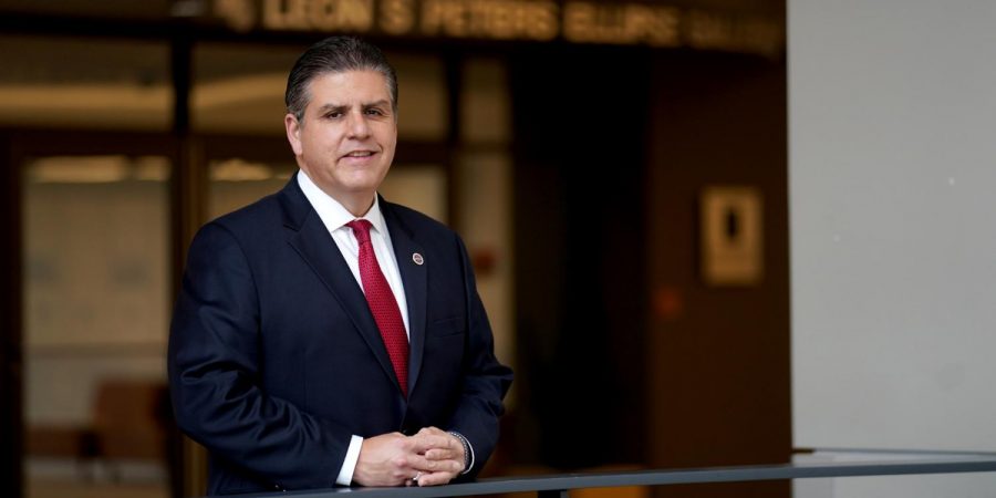 Dr. Joseph I. Castro, who is currently serving as the eighth California State University chancellor. Castro previously served as the president of Fresno State University since 2013. CSU press released image.