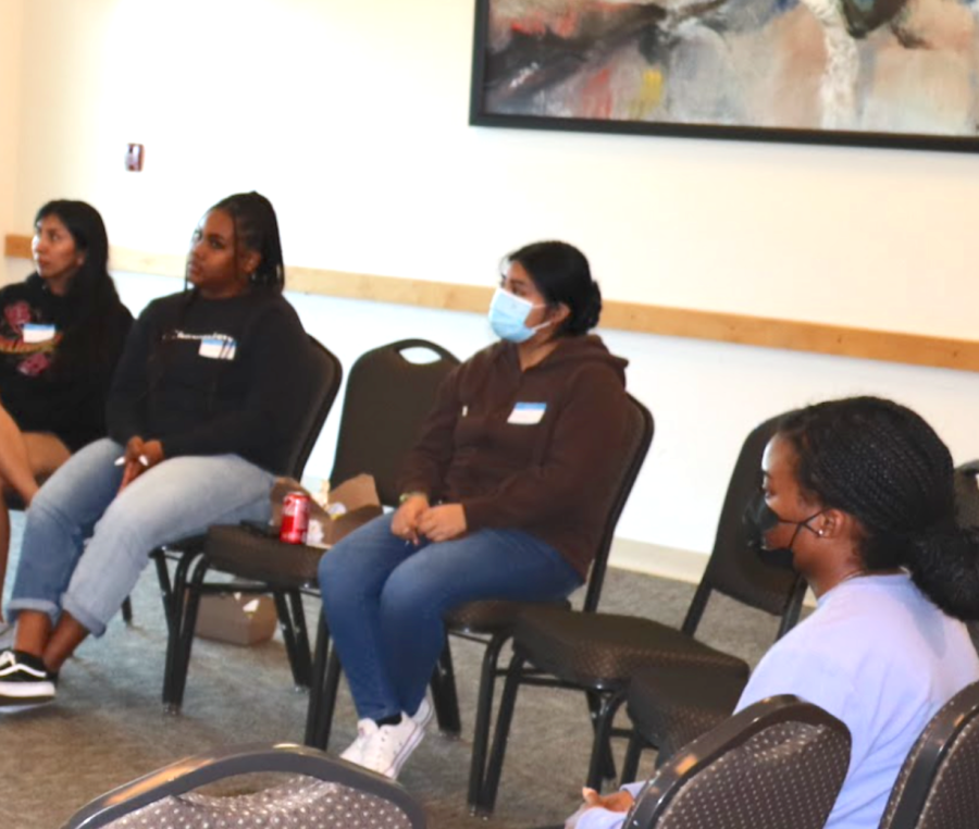 students attending the clap event