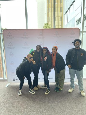 BSU members at the Afrikan Black Coalition event.