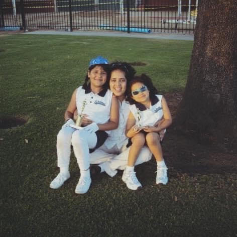 From left to right, Laura Zea's sister, her mother and her as a child. Photo courtesy of Zea.