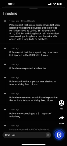 Citizen app with live reports.