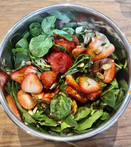 Strawberry and Spinach Salad. Photo by Skye Connors.