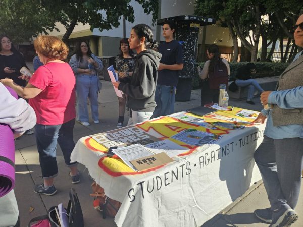 Students Against Tuitions Hikes held their first tabling after a pro-Palestinian march happened on campus.