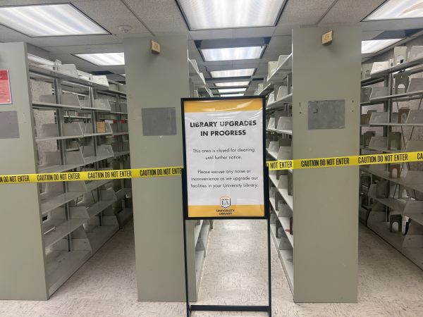An indefinite delay in the reconstruction of library space