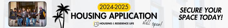 Ad that says housing units are still available for the 2024-25 school year