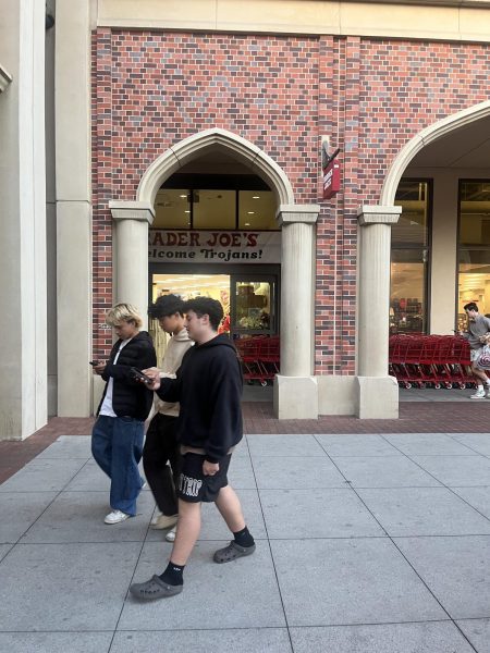 The closest grocery store for many South L.A. residents is this Trader Joe's in USC Village. Photo by Kara Alexander