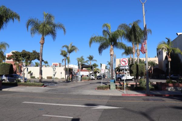 Site where the Mariposa Project will be built. Between 1st and 2nd Street in Downtown Alhambra. Photo by Emanuel Martinez