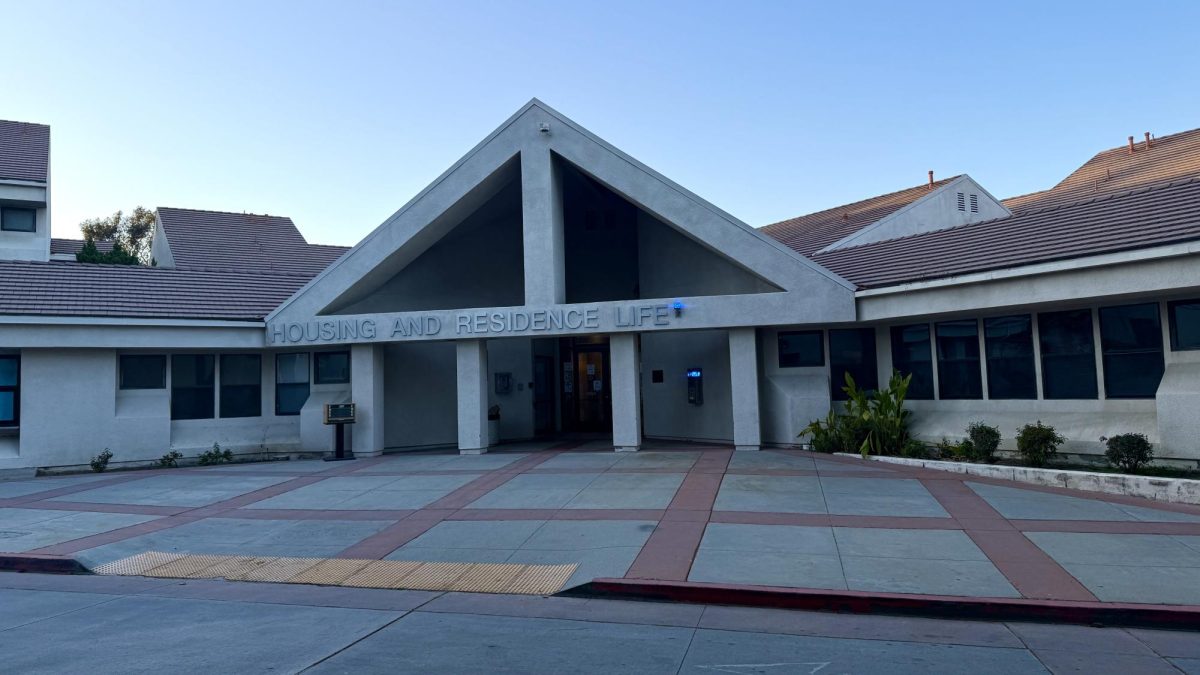 The Housing and Residence Life office at Cal State LA on April 19.