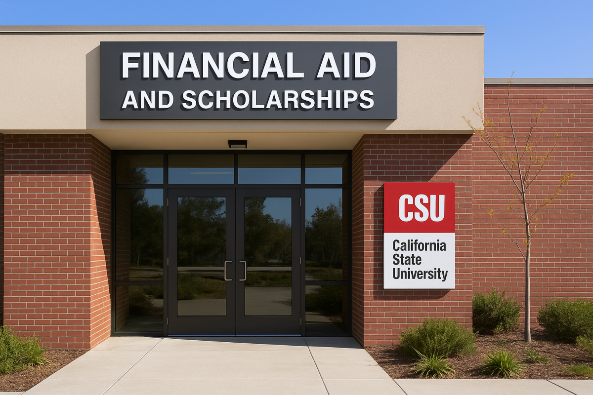 The Financial Aid and Scholarships office at Cal State LA on Sept. 5 2025
