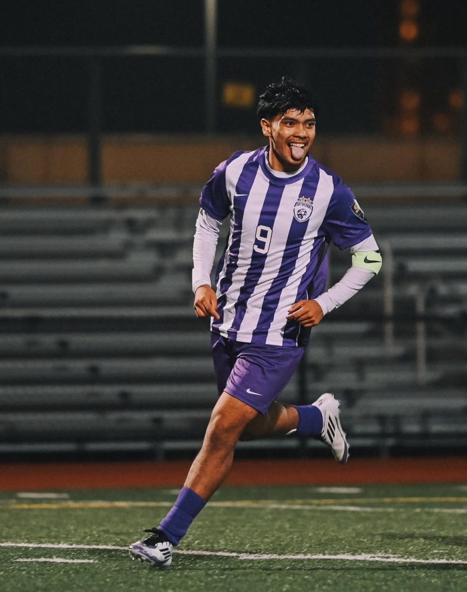 Photo of Angel Sandres at a recent Cal State LA soccer game