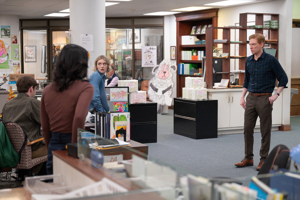 Still of Domnhall Gleeson as Ned Sampson in 'The Paper' which is now streaming on Peacock / Photo courtesy of NBCUniversal Media Village