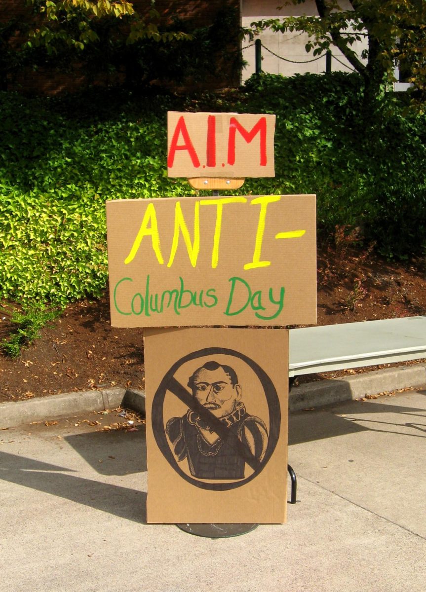 AIM Anti-Columbus Day. Photo by Wolfram Burner courtesy of CreativeCommons