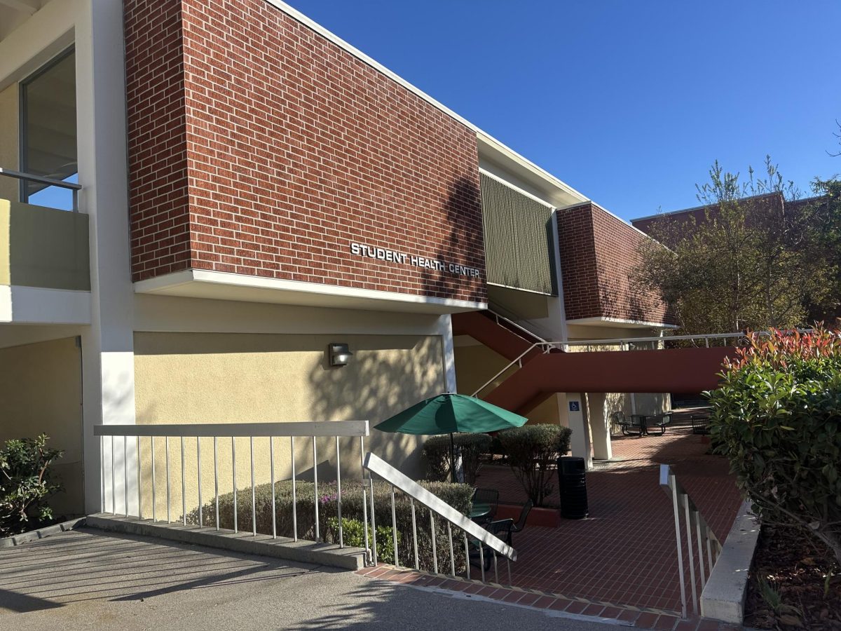 Cal State LA student health center on campus offers services for students.