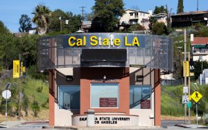 Teamsters Local 2010 are planning to picket at the Cal State LA Welcome Center and across campus Feb. 17-20.