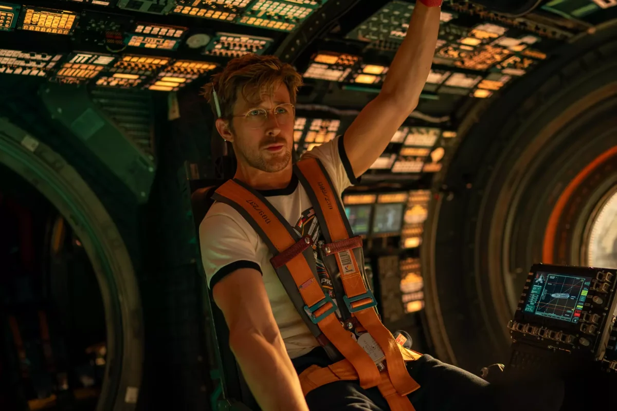 Ryan Gosling in the movie “Project Hail Mary.” Photo by Jonathan Olley courtesy of Amazon Content Services LLC)